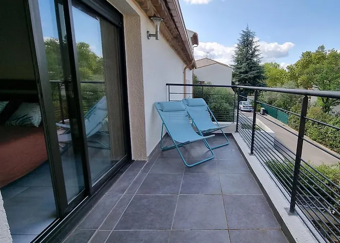 T3 Independant De 62 M2, Place De Parking Prive, Au Calme Et Central, Avec Jardinet Et Balcon 公寓 圣乔治多尔克